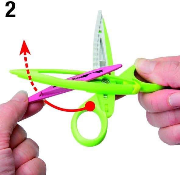 Nożyczki kreatywne w walizce